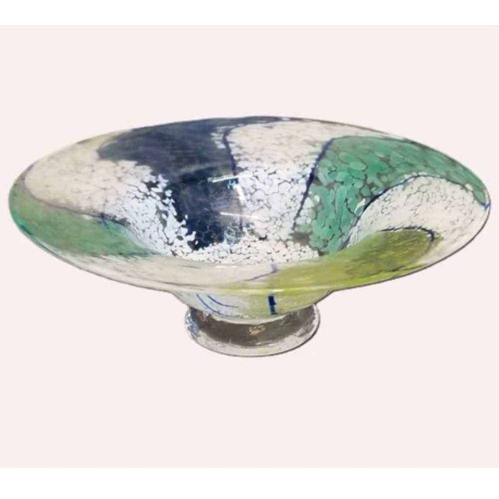 Vintage Murano Art Glass Bowl Trinket Dish